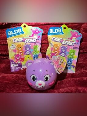 LOL Care Bears Lavender Surprise Plush Ball Toy - Purple Bear Face